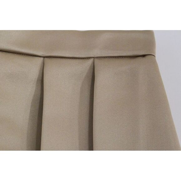 Andrea Incontri Pleated Midi Skirt Women Brown Skirts - Picture 6 of 6